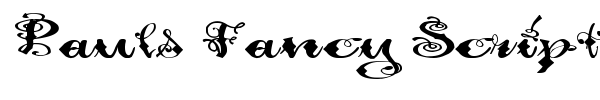 Pauls Fancy Script font preview